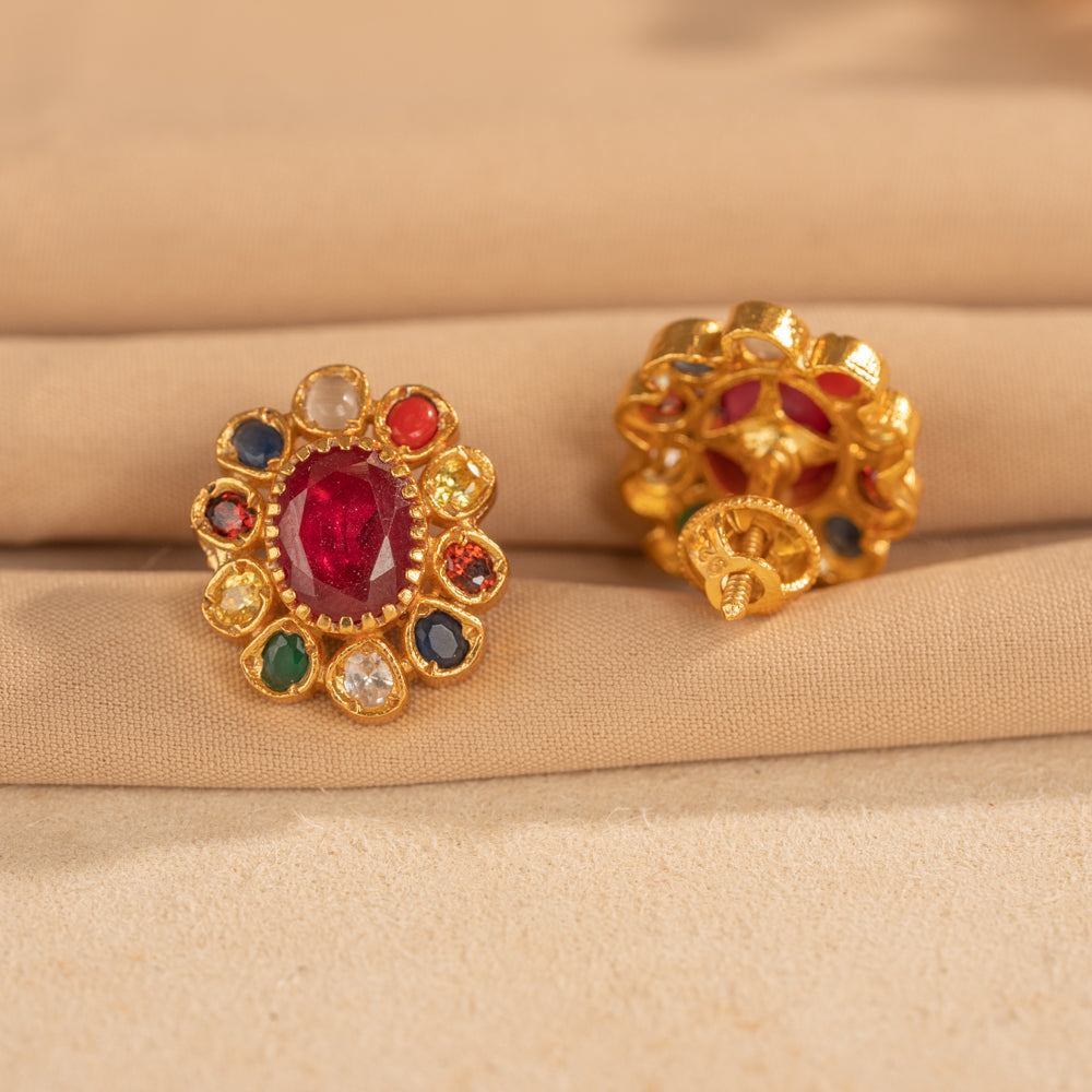 Navaratna Studs