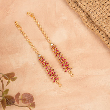 Kundan Ear Chain