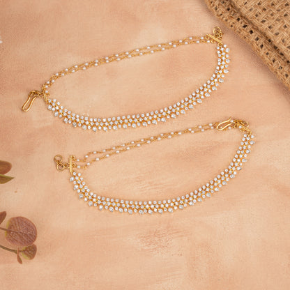 CZ Ear Chain