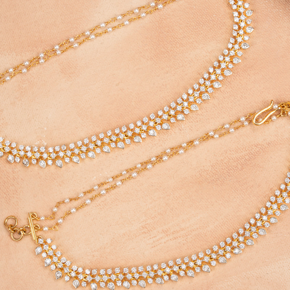 CZ Ear Chain
