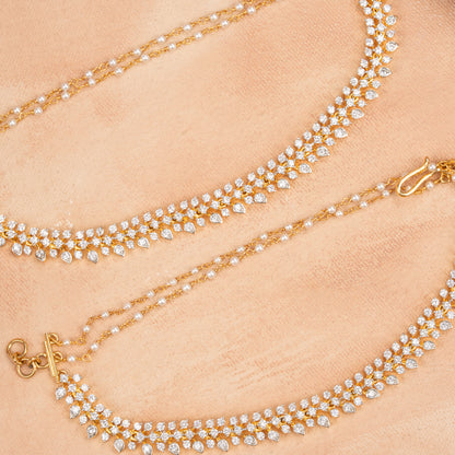 CZ Ear Chain