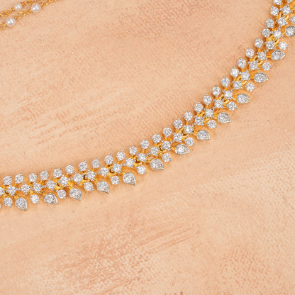 CZ Ear Chain
