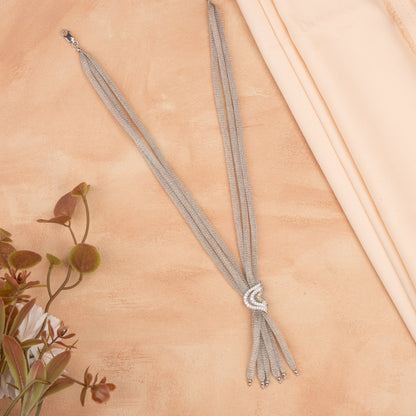 Knot - Silver Mesh chain