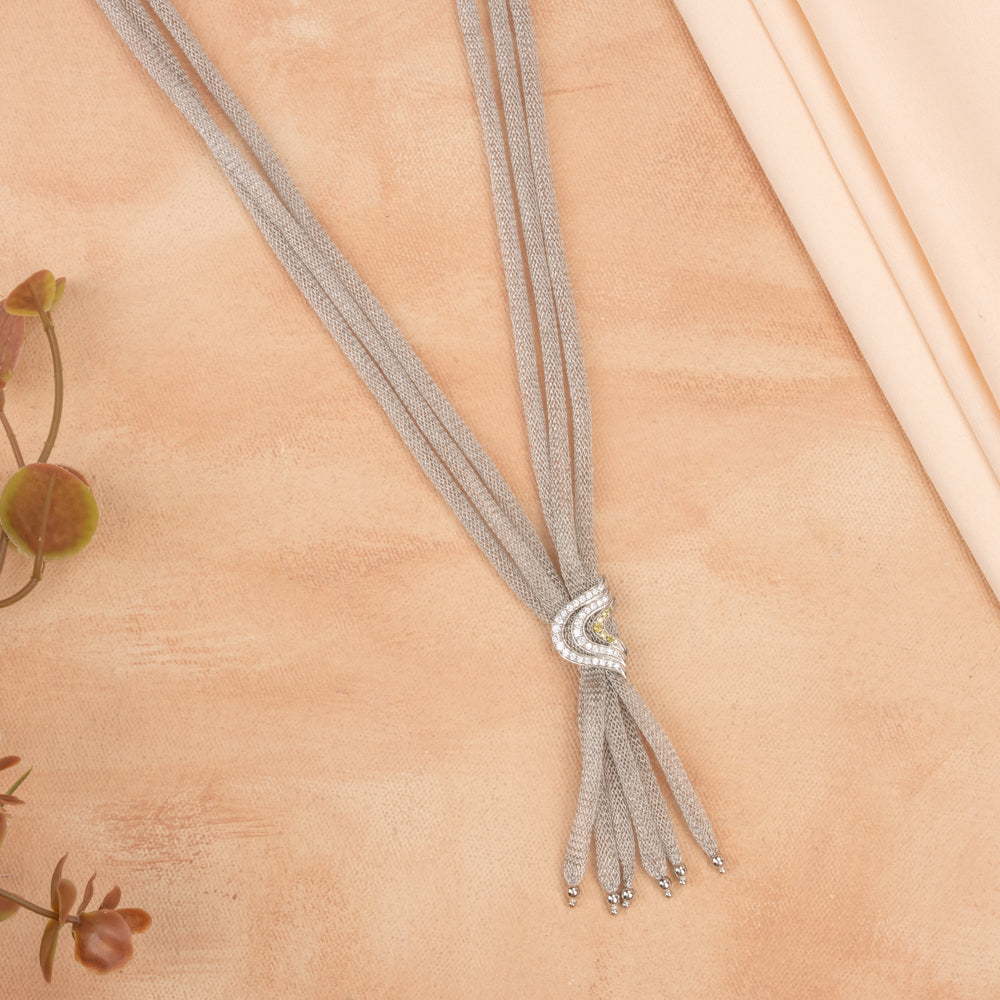 Knot - Silver Mesh chain