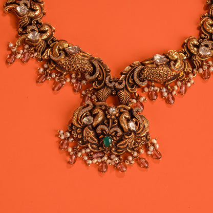Swarnamayil Necklace Set