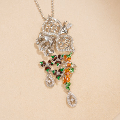 Silver Chain &amp; Pendant Set