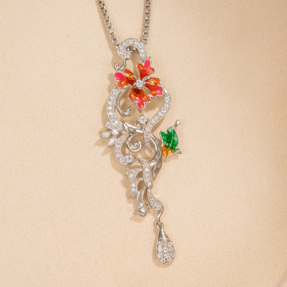 Silver Chain &amp; Pendant Set