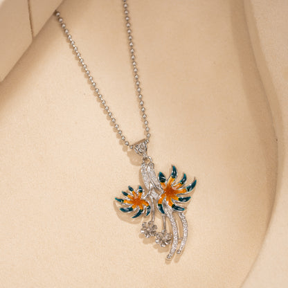 Silver Chain &amp; Pendant Set