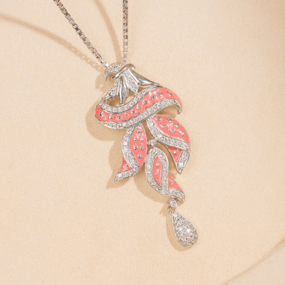 Silver Chain &amp; Pendant Set