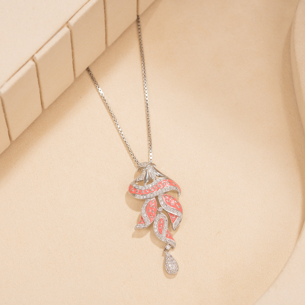 Silver Chain &amp; Pendant Set