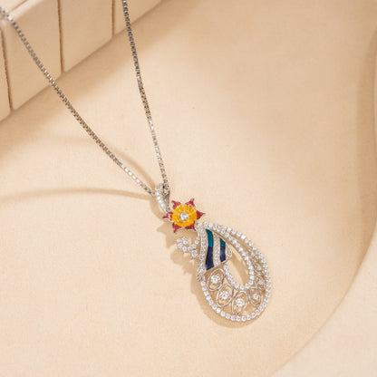 Silver Chain &amp; Pendant Set