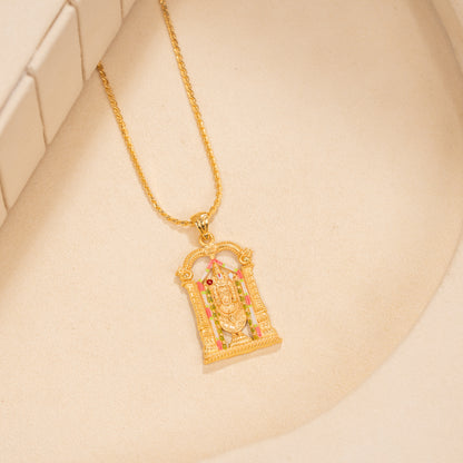 Gold Plated Chain &amp; Pendant Set