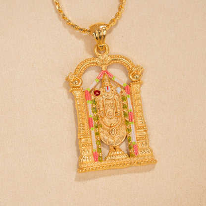 Gold Plated Chain &amp; Pendant Set