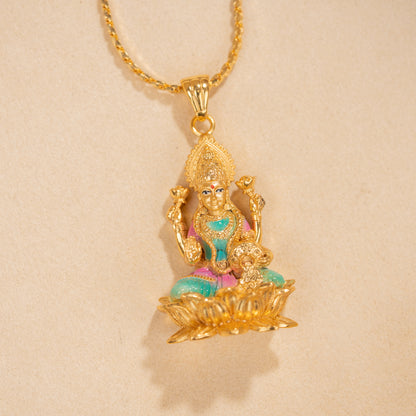 Gold Plated Chain &amp; Pendant Set