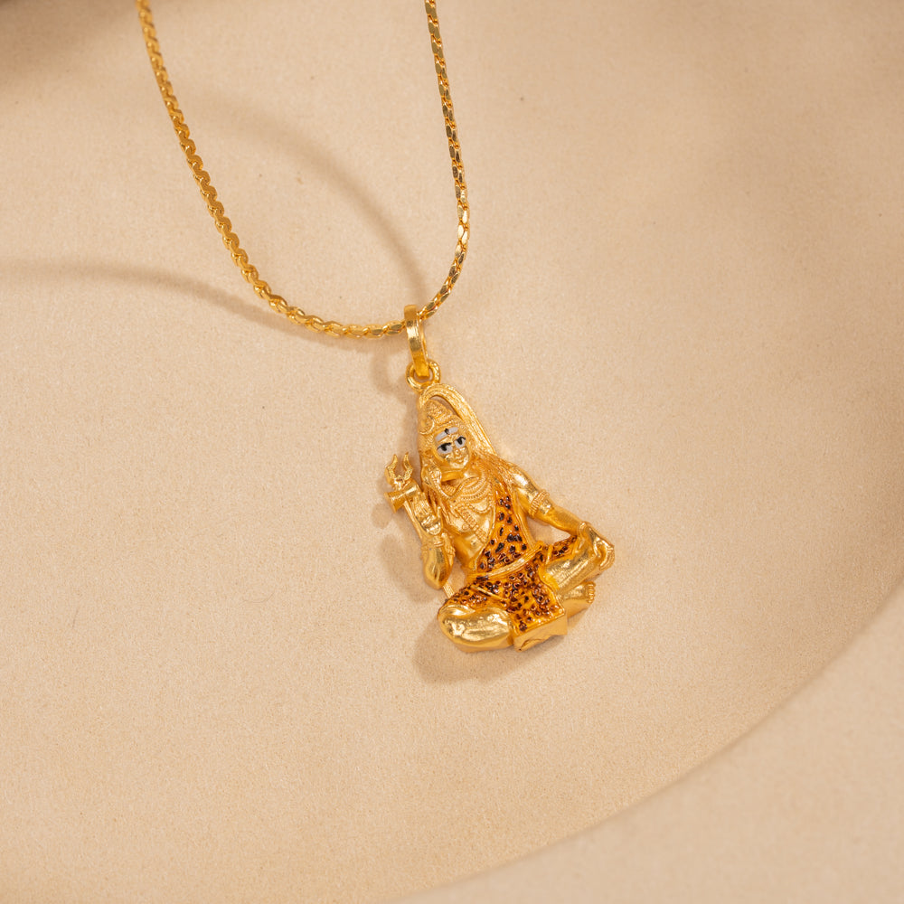 Gold Plated Chain &amp; Pendant Set