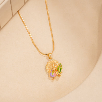 Gold Plated Chain &amp; Pendant Set