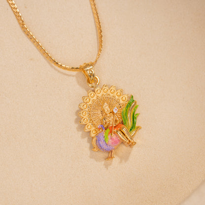 Gold Plated Chain &amp; Pendant Set