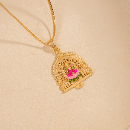 Gold Plated Chain &amp; Pendant Set