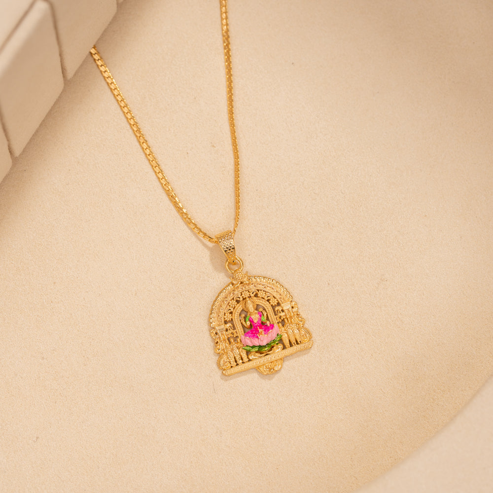 Gold Plated Chain &amp; Pendant Set