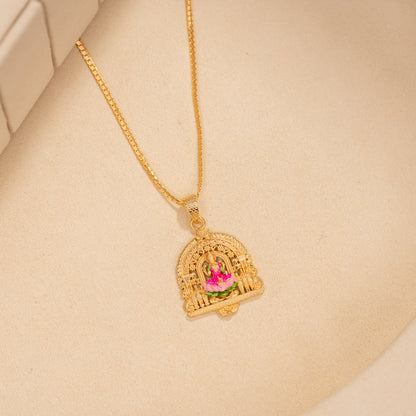 Gold Plated Chain &amp; Pendant Set