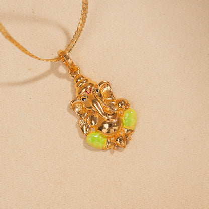 Gold Plated Chain &amp; Pendant Set