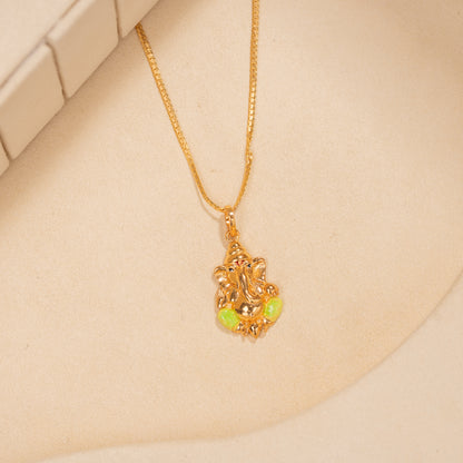 Gold Plated Chain &amp; Pendant Set