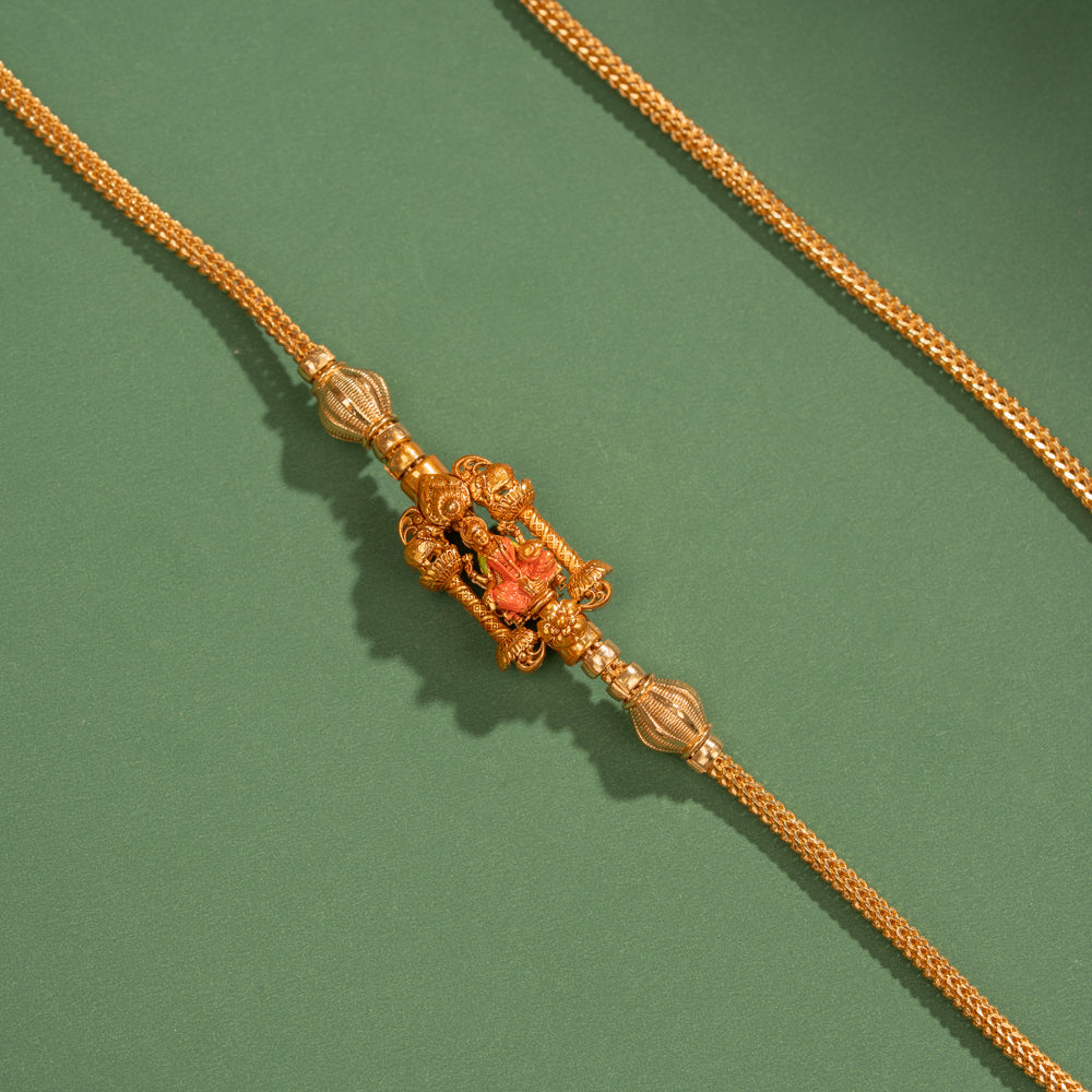 Gulabi Lakshmi Mugappu Chain