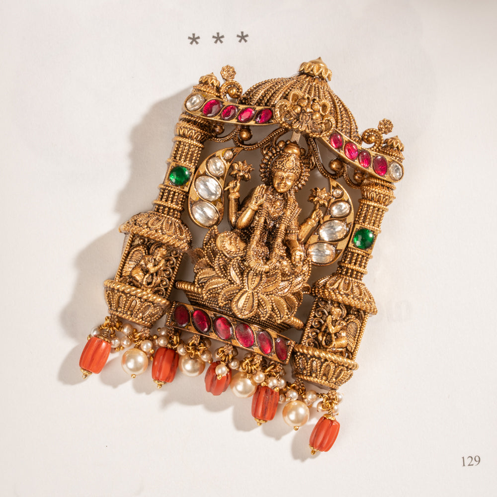 Microart Kundan Pendant