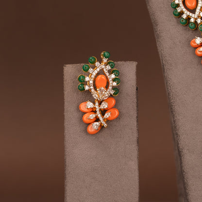 CZ Necklace and Earring