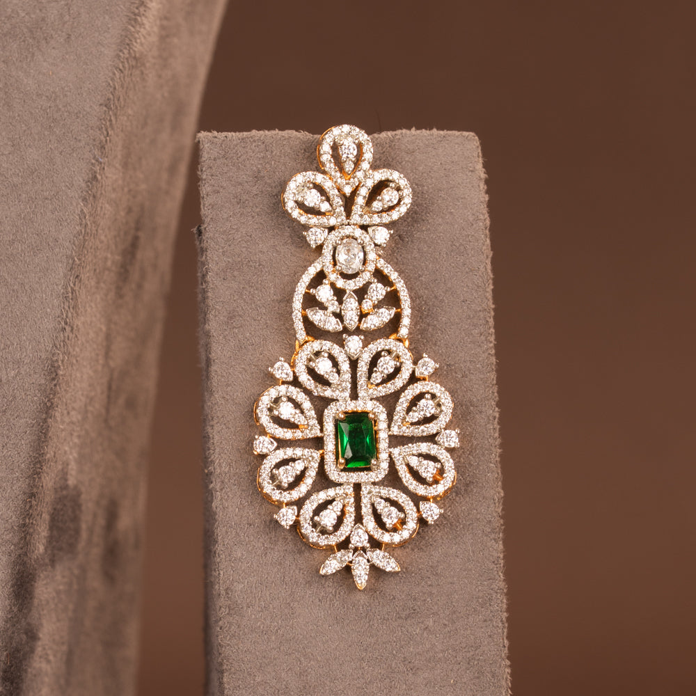 CZ Necklace and Earring