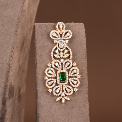 CZ Necklace and Earring