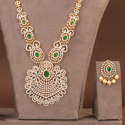 CZ Necklace and Earring