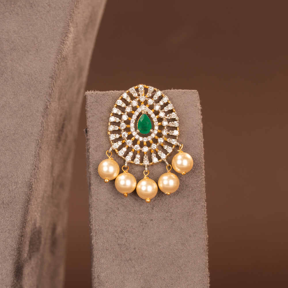 CZ Necklace and Earring