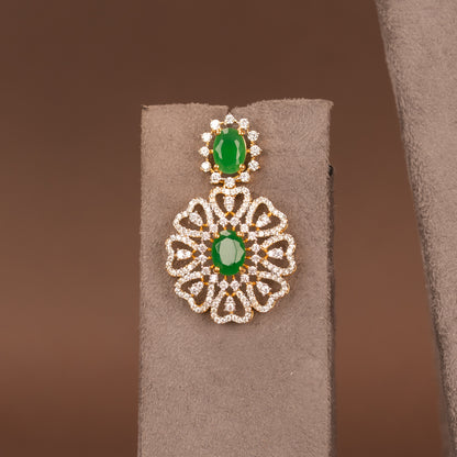 CZ Necklace and Earring