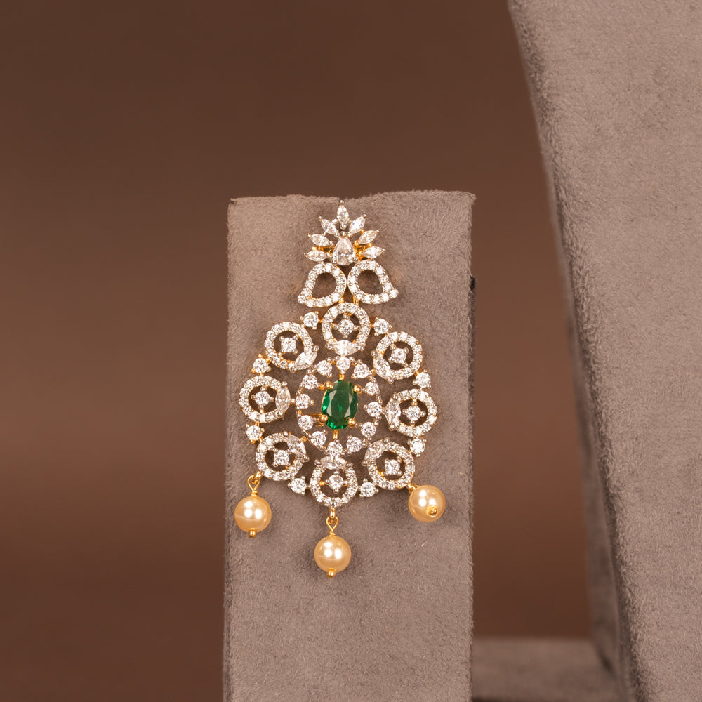 CZ Necklace and Earring
