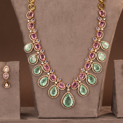 Moissanite Necklace Set