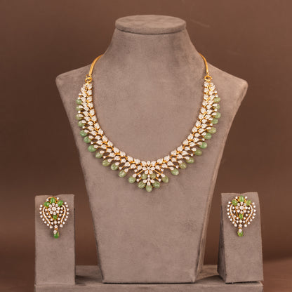 CZ Necklace and Earring