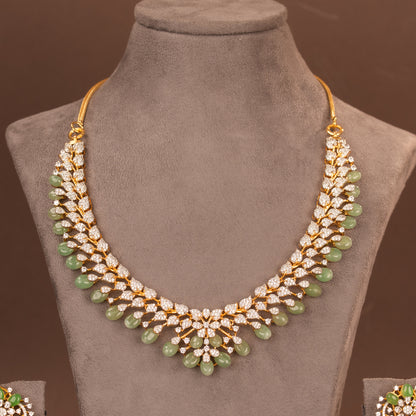 CZ Necklace and Earring