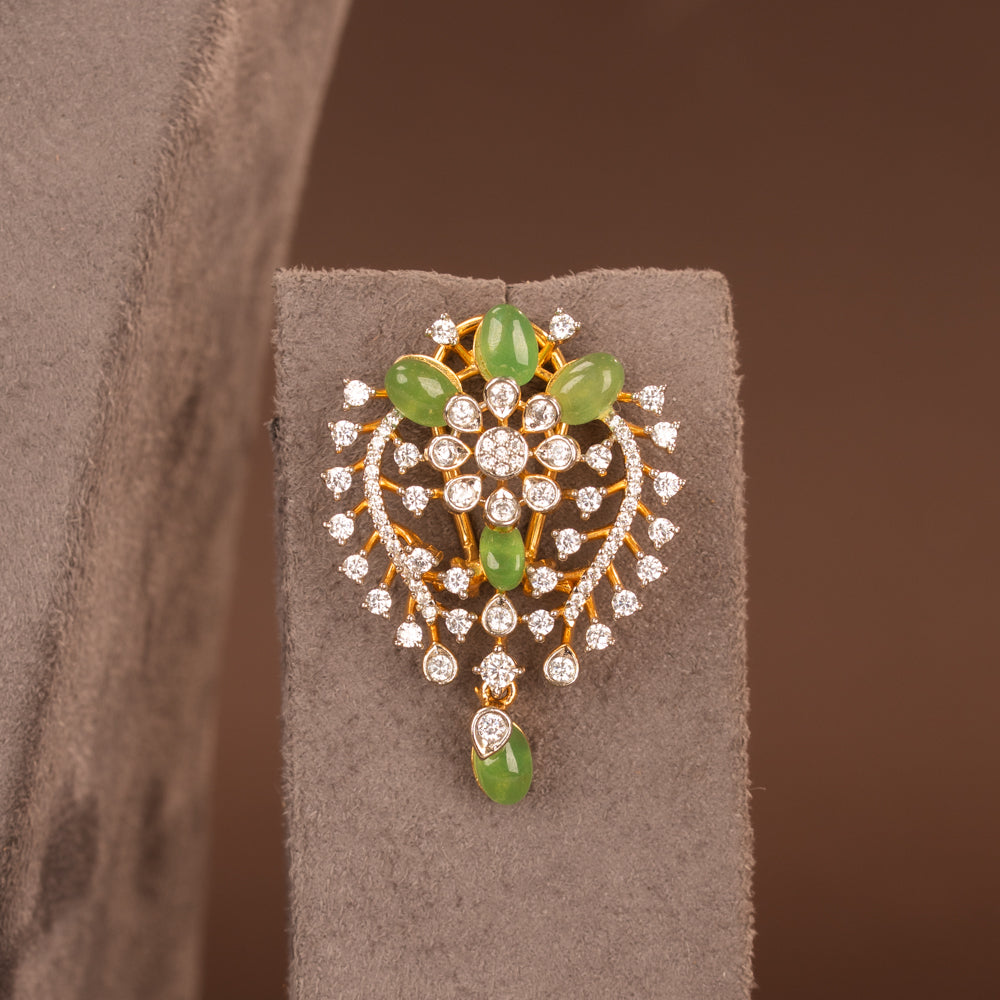 CZ Necklace and Earring