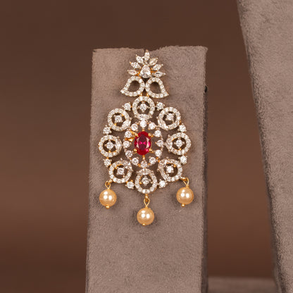 CZ Necklace and Earring