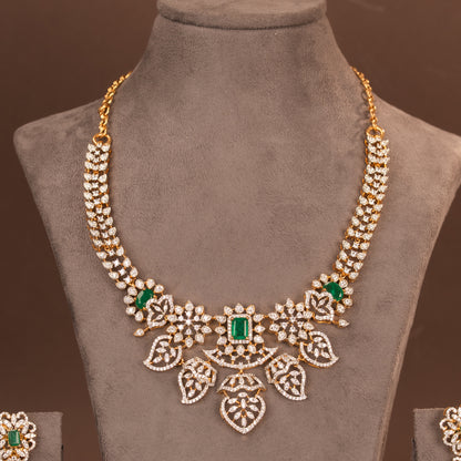 CZ Necklace and Earring