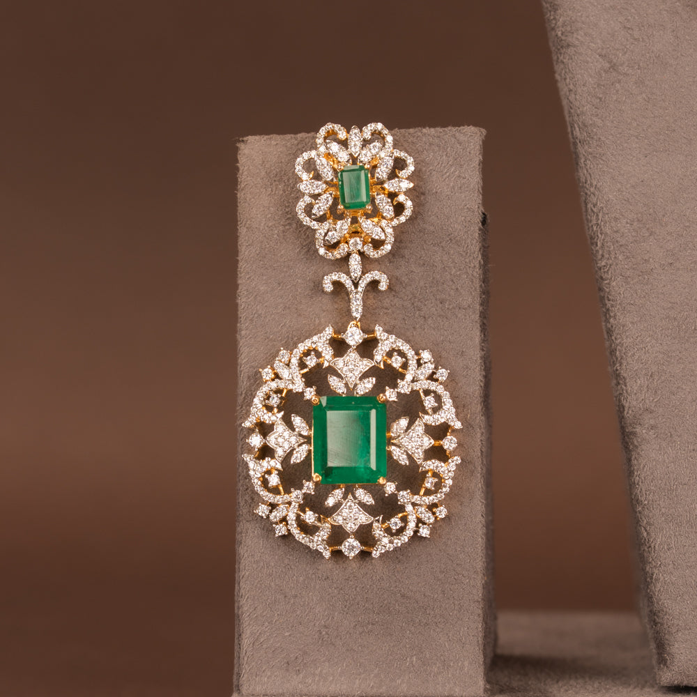CZ Necklace and Earring