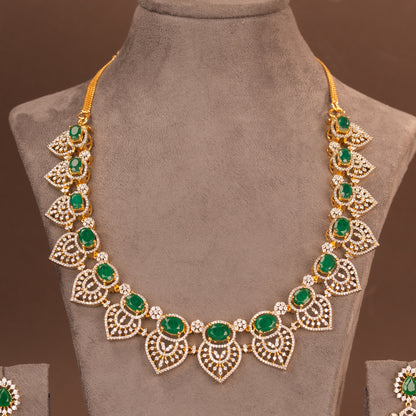 CZ Necklace and Earring