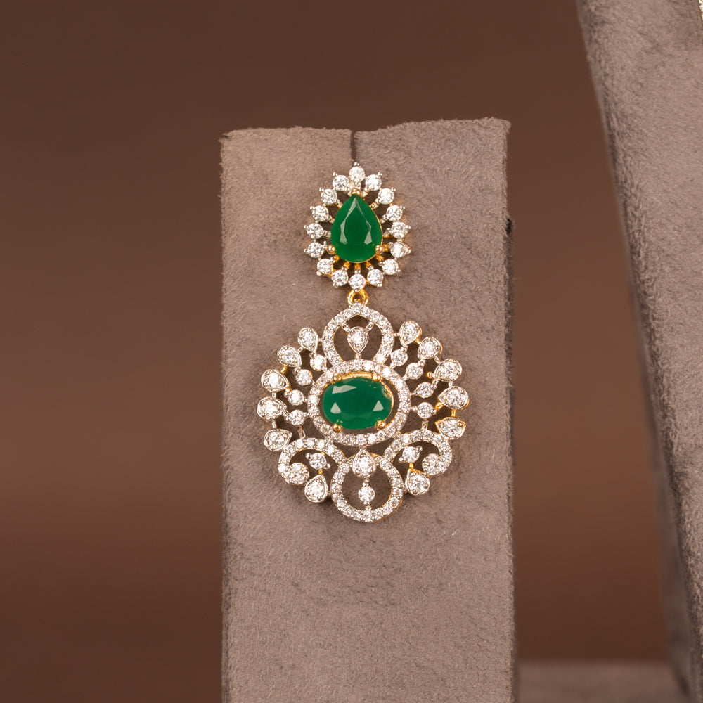 CZ Necklace and Earring