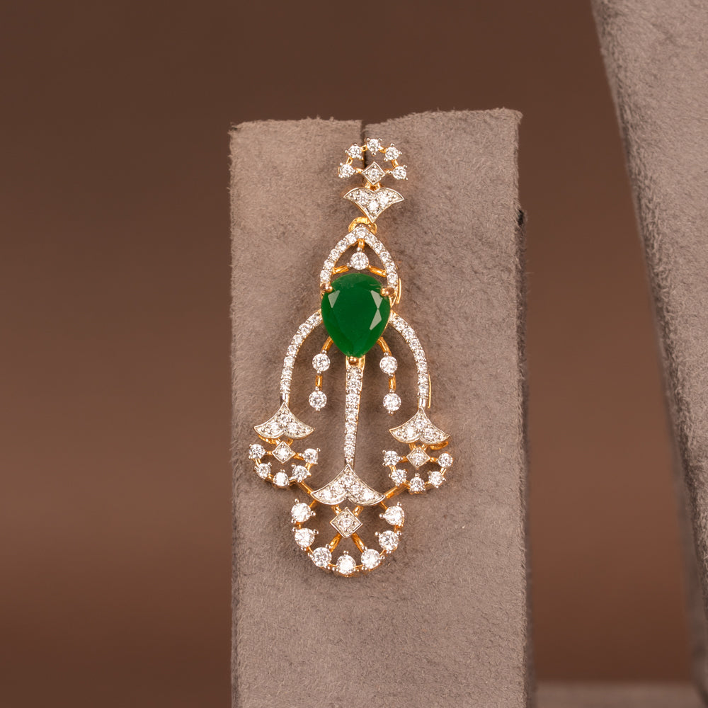 CZ Necklace and Earring