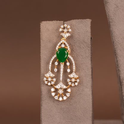 CZ Necklace and Earring