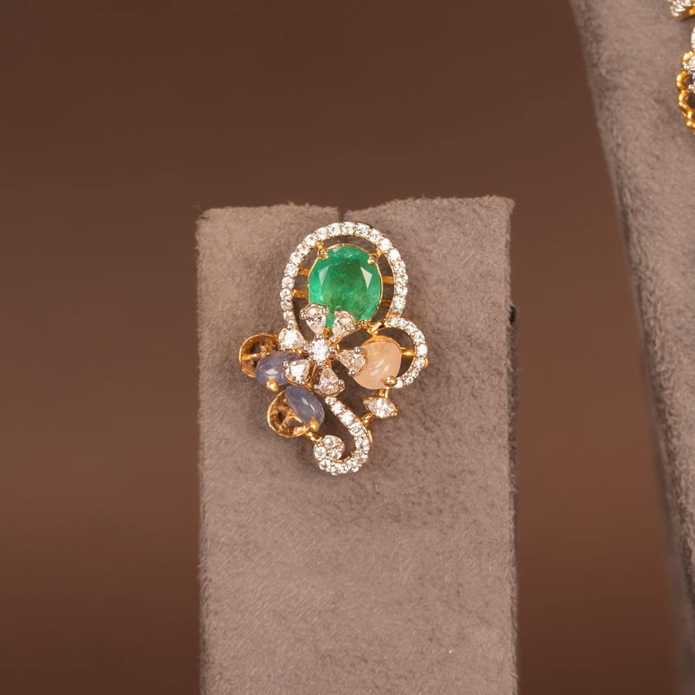 CZ Necklace and Earring
