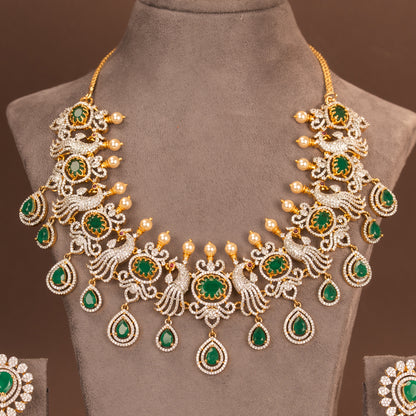 CZ Necklace and Earring