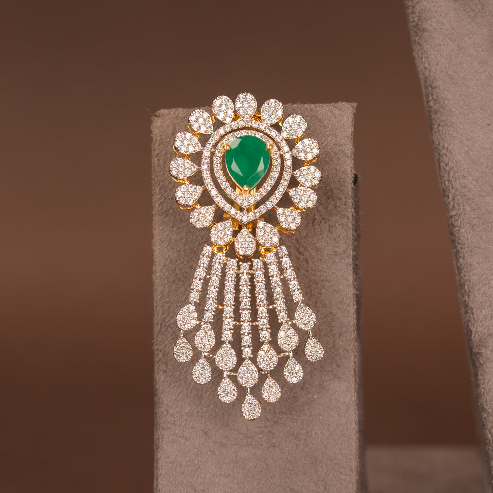 CZ Necklace and Earring
