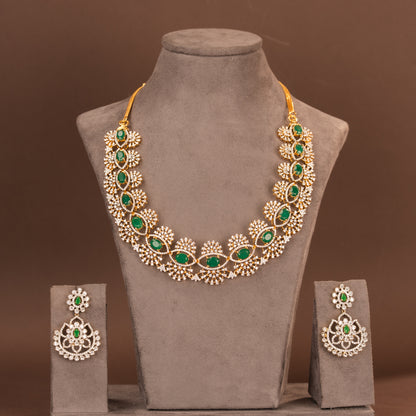 CZ Necklace and Earring